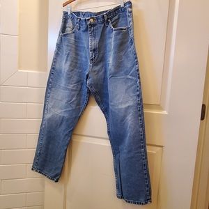 WRANGLER Premium Quality Comfort Stone Washed Jeans 38x30